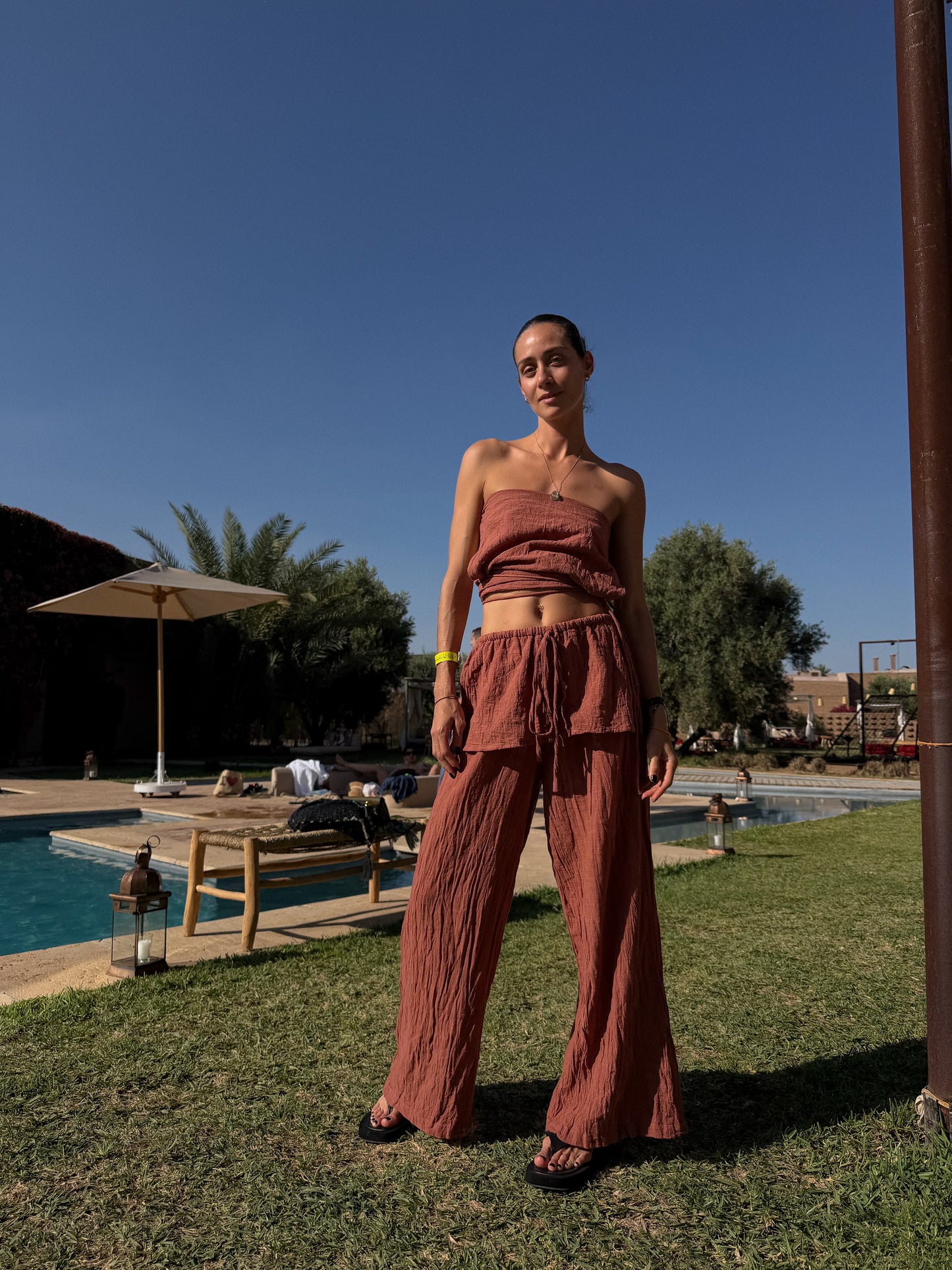 PEREGRINA | Bamboo Top - Trouser Set