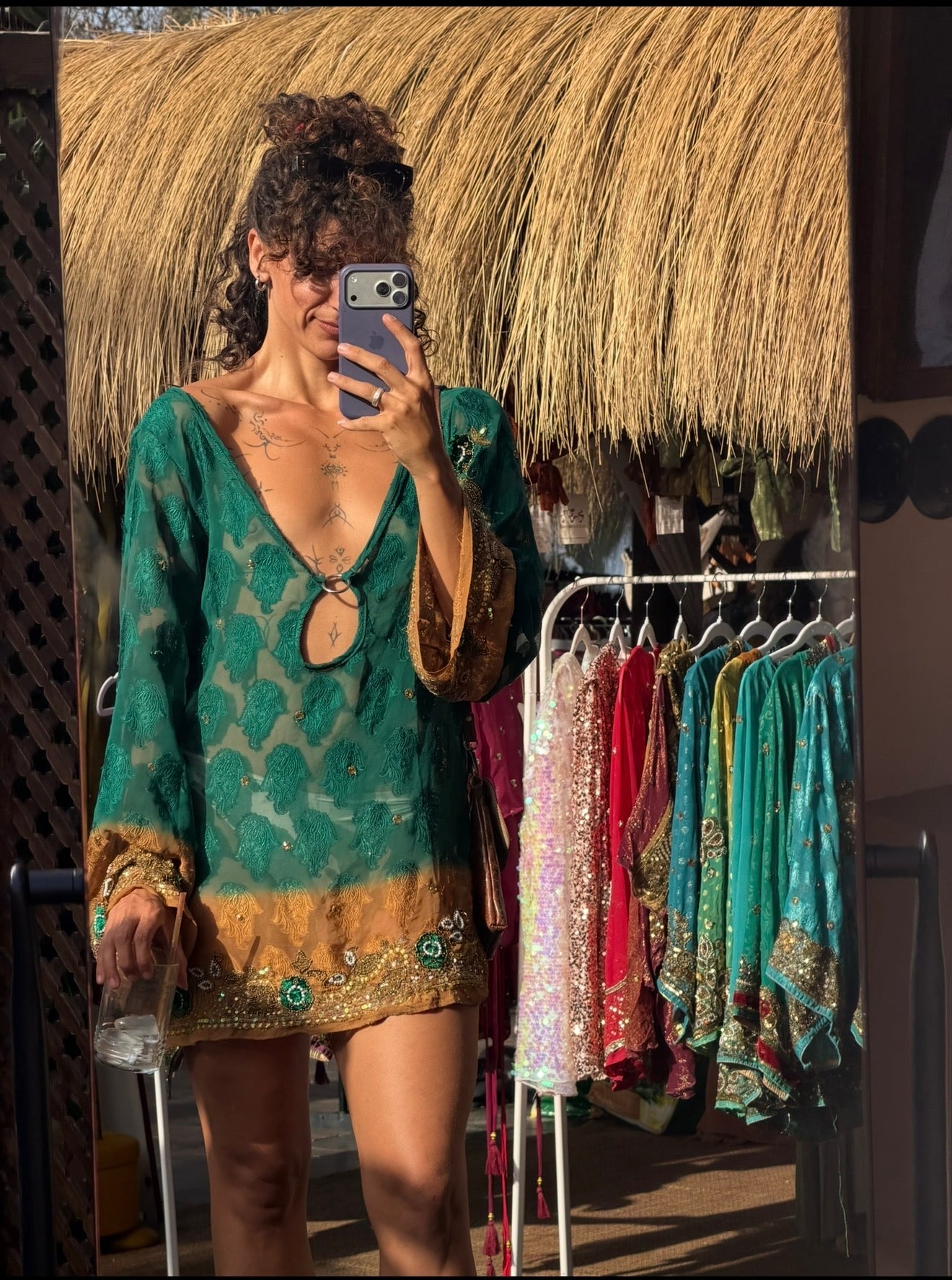 MERMAID - 60'S OPEN BACK DRESS