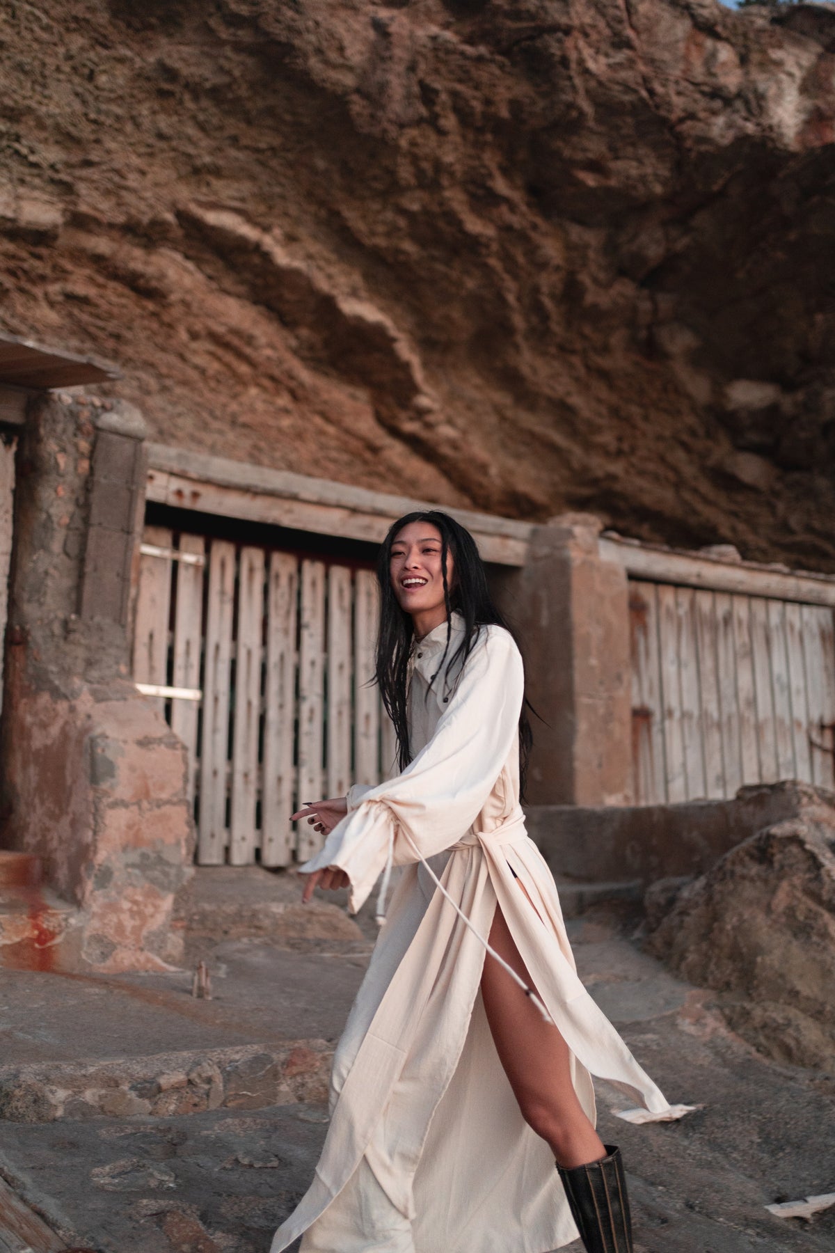 long minimal japanese style shirt
