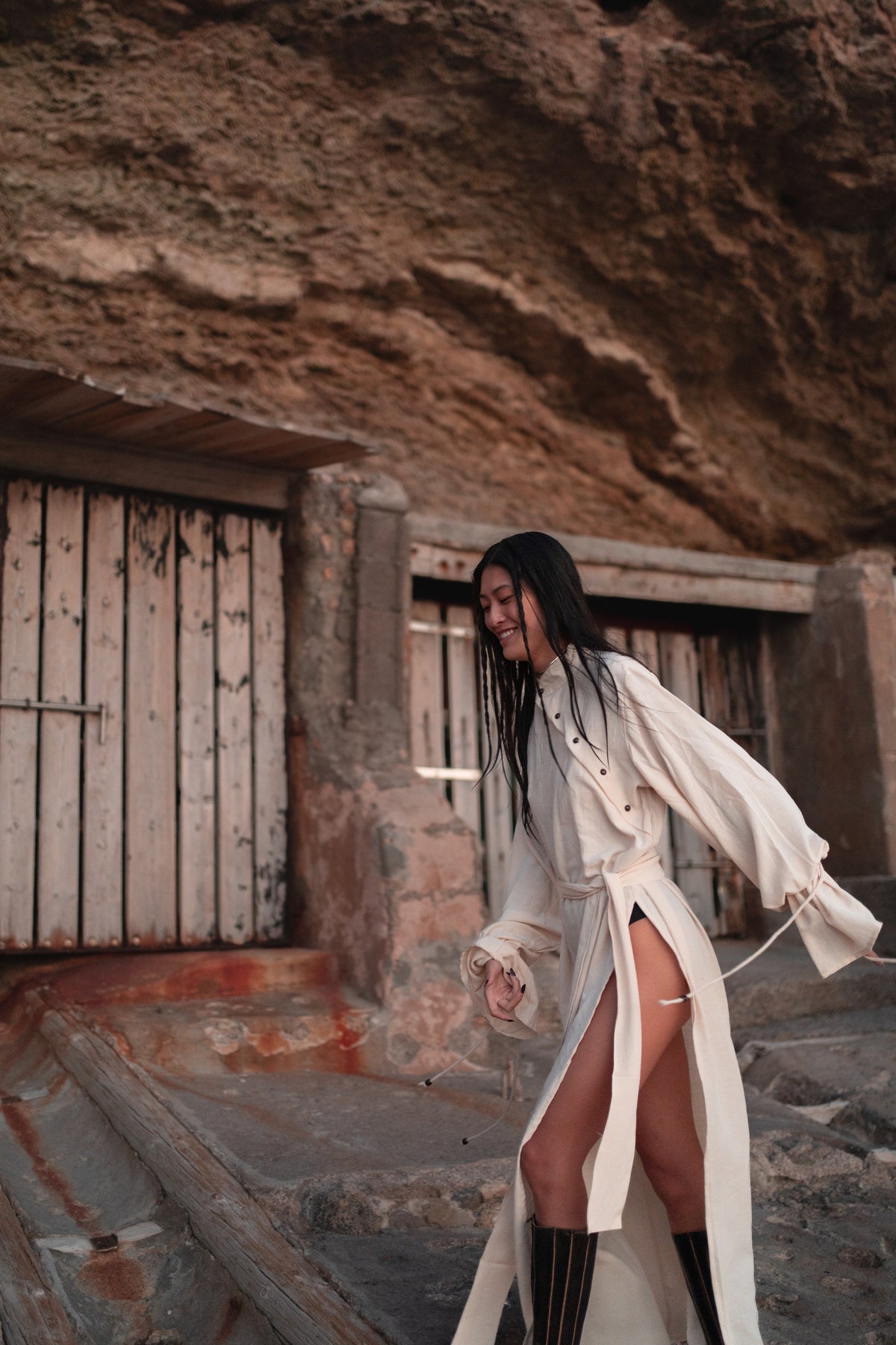 long minimal japanese style shirt