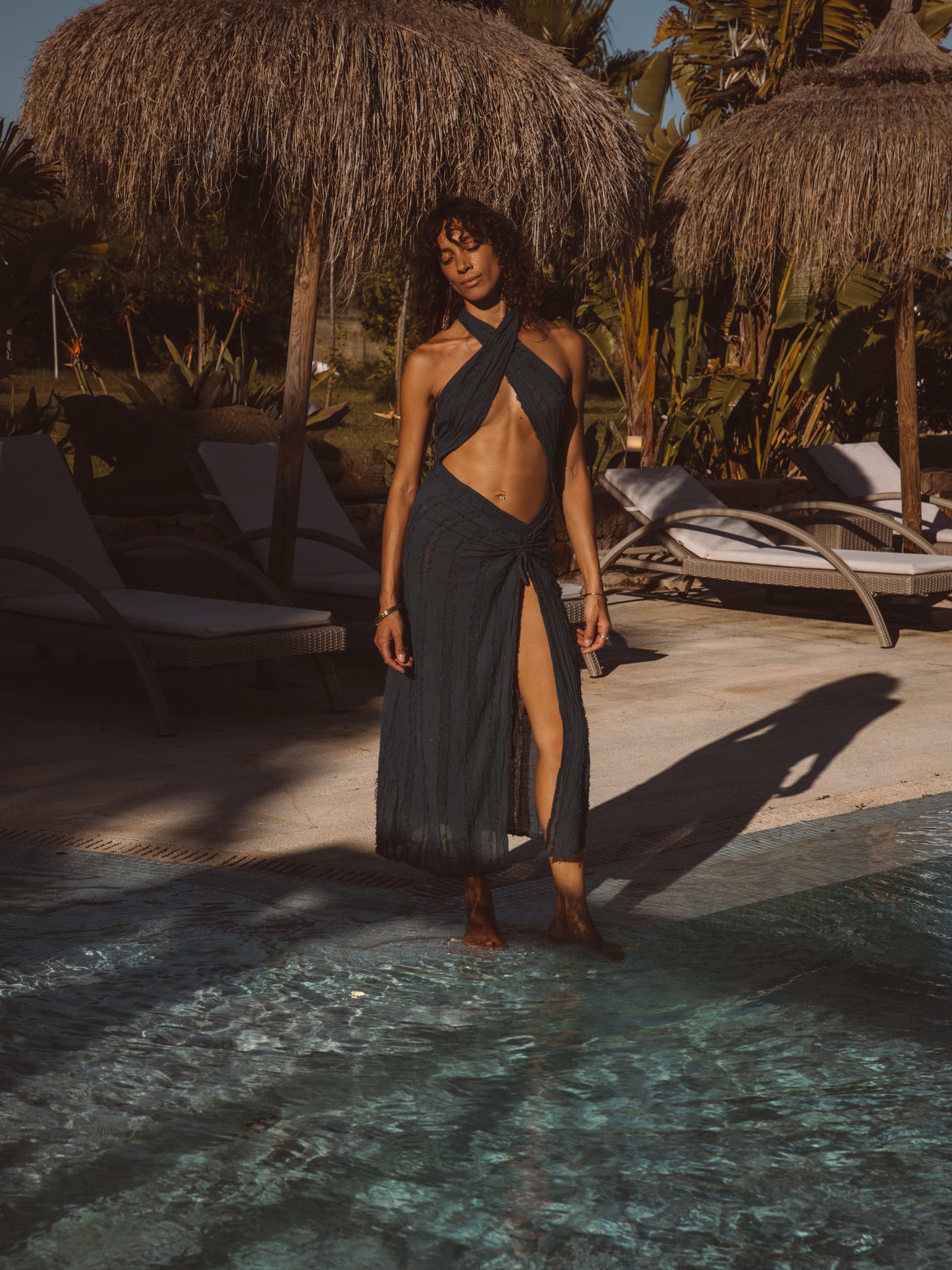 Wear Roro LUZ resort dress for effortless vacation and everyday style